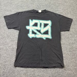 Rogue Status T-Shirt Mens Large Black Streetwear Skate Urban Graphic Casual Tee